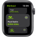 Apple Watch SE A2352 (MYDT2LL/A) GPS 44mm Sport Band (Space Gray Aluminum, Black)